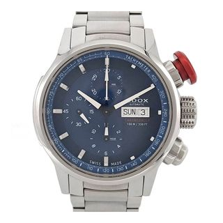 エドックス(EDOX)のエドックス クロノラリー 01112-3-NIN 自動巻き ステンレススティール メンズ EDOX 【中古】 【時計】(腕時計(アナログ))