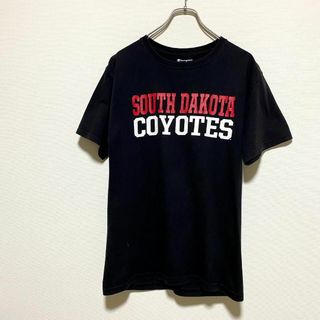 チャンピオン(Champion)のアメリカ古着　サウスダコタ大学　カレッジプリント　半袖Tシャツ　J584(Tシャツ/カットソー(半袖/袖なし))