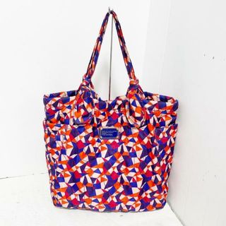 マークバイマークジェイコブス(MARC BY MARC JACOBS)のMARC BY MARC JACOBS(マークバイマークジェイコブス) トートバッグ - ブルー×ベージュ×マルチ ナイロン(トートバッグ)