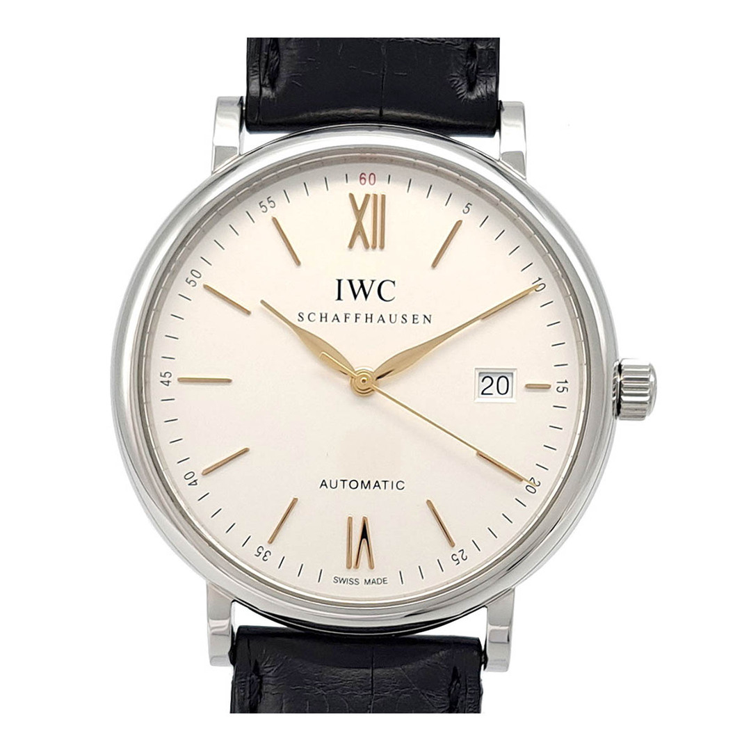 IWC(インターナショナルウォッチカンパニー)のIWC ポートフィノ オートマティック IW356517 自動巻き ステンレススティール メンズ IWC 【中古】 【時計】 メンズの時計(腕時計(アナログ))の商品写真