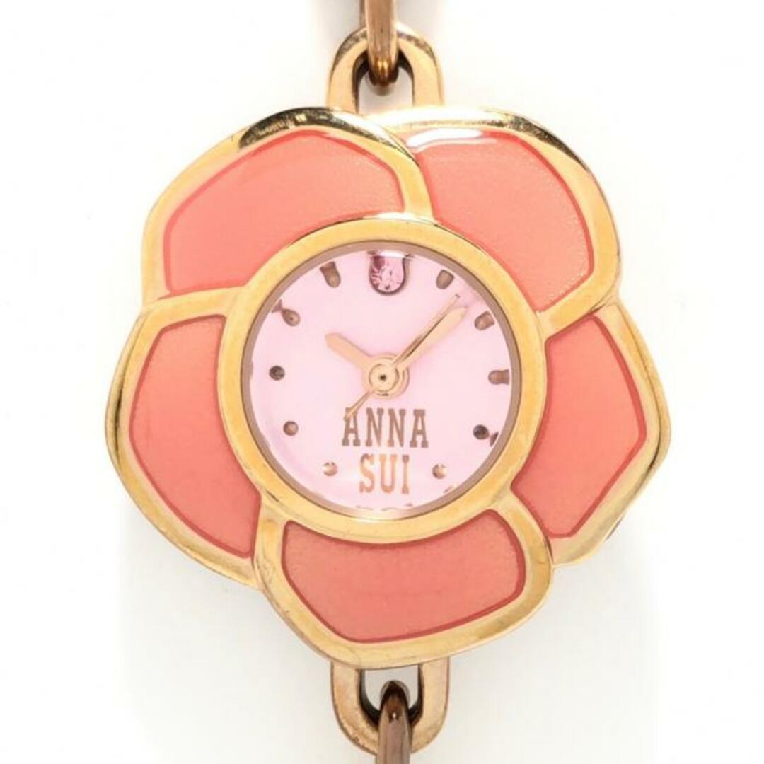 ANNA SUI(アナスイ)のANNA SUI(アナスイ) 腕時計 - 1N01-K798 レディース フラワー(花) ピンク レディースのファッション小物(腕時計)の商品写真