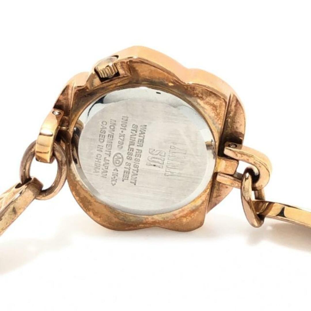 ANNA SUI(アナスイ)のANNA SUI(アナスイ) 腕時計 - 1N01-K798 レディース フラワー(花) ピンク レディースのファッション小物(腕時計)の商品写真