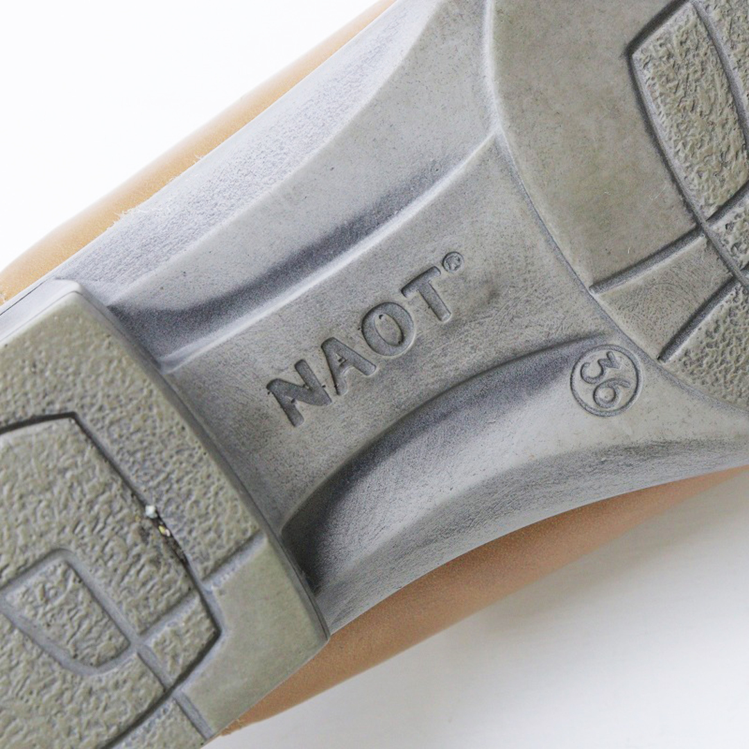 ナオト NAOT LODOS ロドス レザー サボサンダル 36/ベージュ フラット【2400013730716】 レディースの靴/シューズ(サンダル)の商品写真