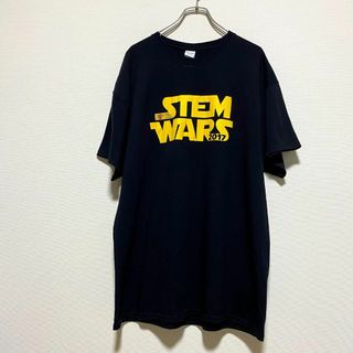 ギルタン(GILDAN)のアメリカ古着　パロディ　STEM WARS 半袖Tシャツ　ビッグサイズ　J625(Tシャツ/カットソー(半袖/袖なし))