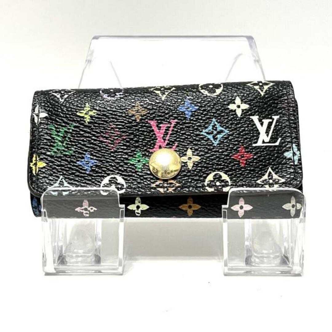 LOUIS VUITTON(ルイヴィトン)のLOUIS VUITTON(ルイヴィトン) キーケース モノグラムマルチカラー ミュルティクレ4 M93732 ノワール イニシャル刻印 モノグラム･マルチカラー キャンバス レディースのファッション小物(キーケース)の商品写真