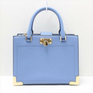 マイケルコース(Michael Kors)のMICHAEL KORS(マイケルコース) トートバッグ美品  - ライトブルー レザー(トートバッグ)