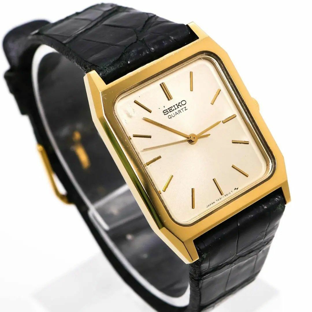 《人気》SEIKO 腕時計 ゴールド シンプル レディース クォーツ j