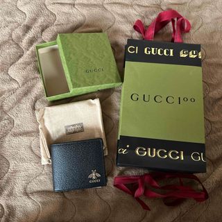 グッチ(Gucci)のグッチ　GUCCI 財布　蜂　ハチ　箱付き　ラッピング　プレゼント(折り財布)