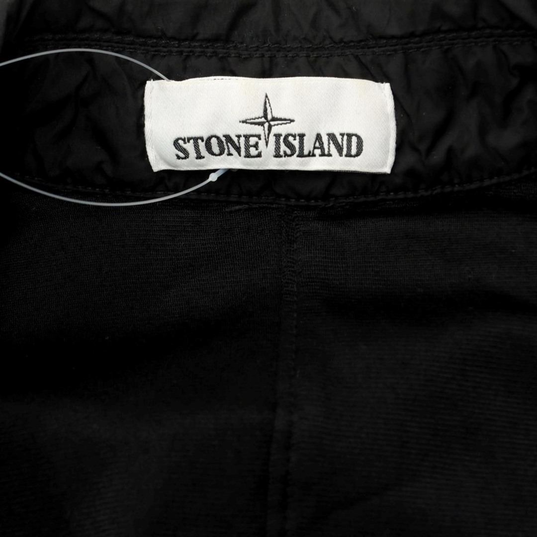 STONE ISLAND(ストーンアイランド)の【中古】ストーンアイランド STONE ISLAND ナイロン シェルジャケット ブラック【サイズS】【メンズ】 メンズのジャケット/アウター(ミリタリージャケット)の商品写真