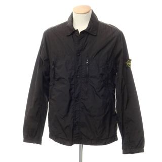 ストーンアイランド(STONE ISLAND)の【中古】ストーンアイランド STONE ISLAND ナイロン シェルジャケット ブラック【サイズS】【メンズ】(ミリタリージャケット)