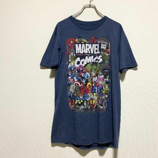 マーベル(MARVEL)のアメリカ古着　MARVEL　キャラクター集合　ハルク　スパイダーマン　J635(Tシャツ/カットソー(半袖/袖なし))