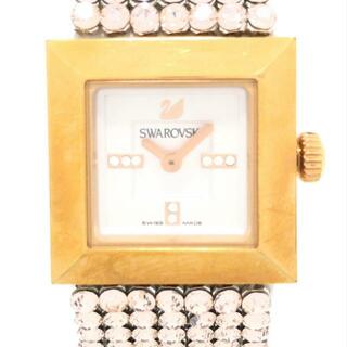 スワロフスキー(SWAROVSKI)のSWAROVSKI(スワロフスキー) 腕時計 - レディース 白(腕時計)