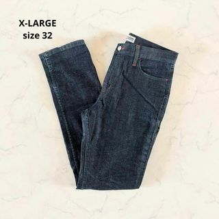 エクストララージ(XLARGE)の【美品】サイズ32 X-LARGE エックスラージ デニム ジーンズ メンズ(デニム/ジーンズ)