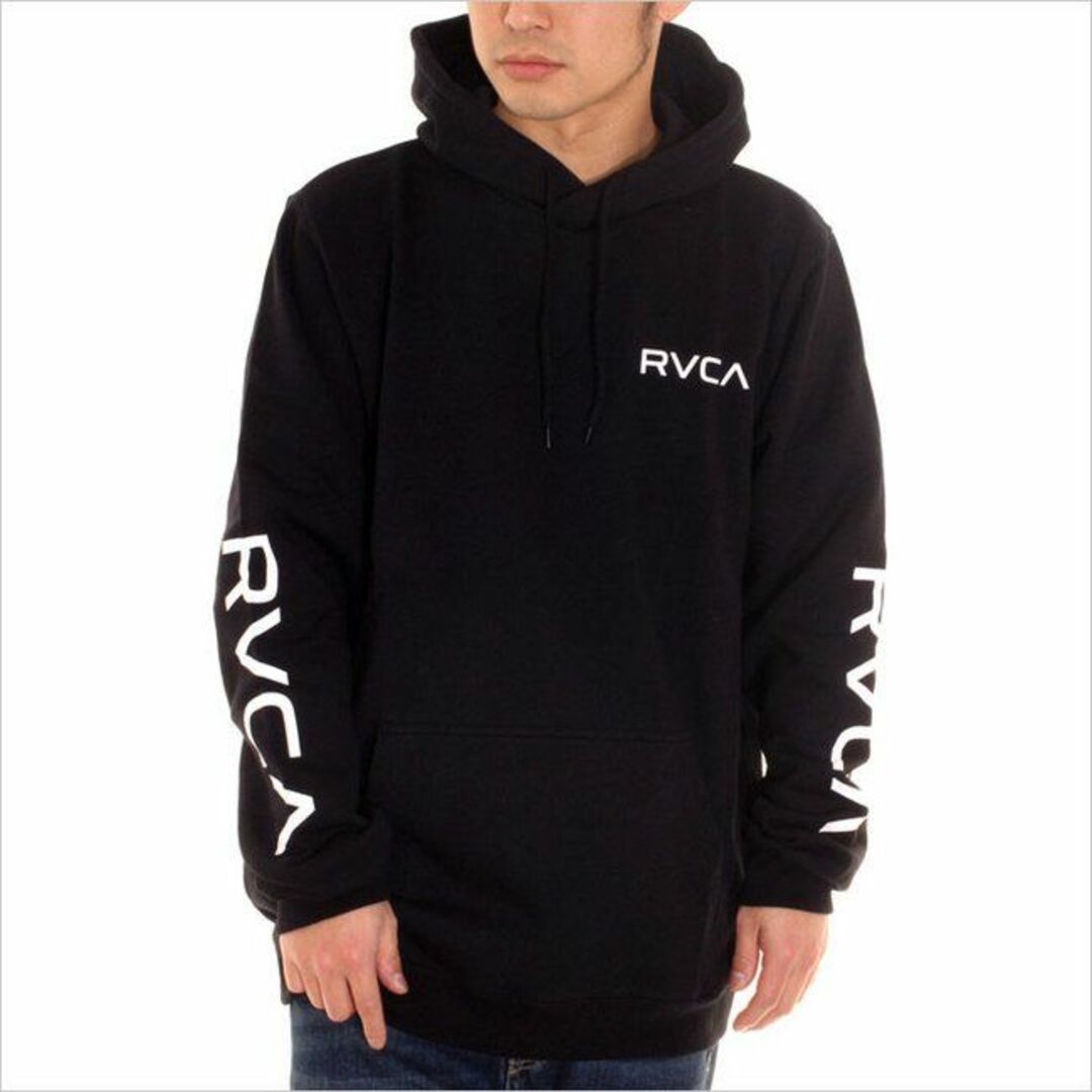 RVCA(ルーカ)のRVCA ルーカ　プルパーカースウェットパーカー☆袖ロゴあり♪ メンズのトップス(パーカー)の商品写真