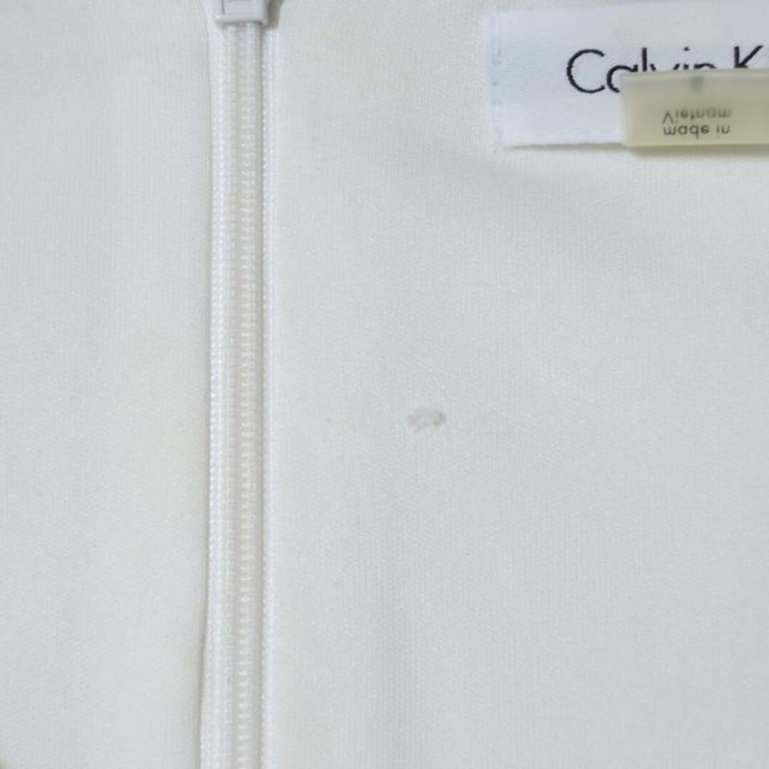 Calvin Klein(カルバンクライン)のCalvinKlein(カルバンクライン) ワンピース サイズ8 M レディース - 白×パープル×ベージュ ノースリーブ/ひざ丈 レディースのワンピース(その他)の商品写真