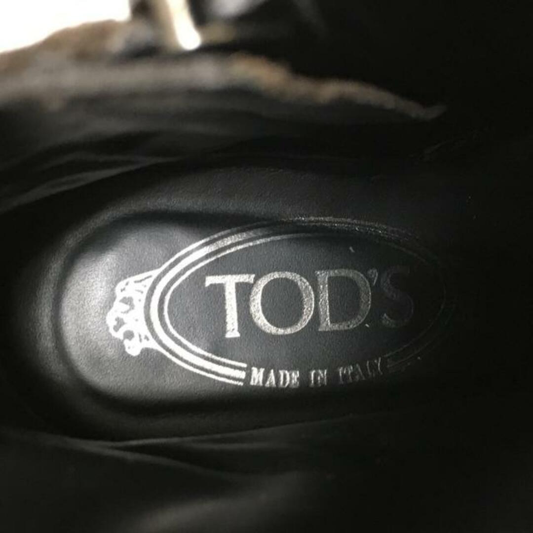 TOD'S(トッズ)のTOD'S(トッズ) ショートブーツ 37 1/2 レディース - ダークブラウン スエード×レザー レディースの靴/シューズ(ブーツ)の商品写真