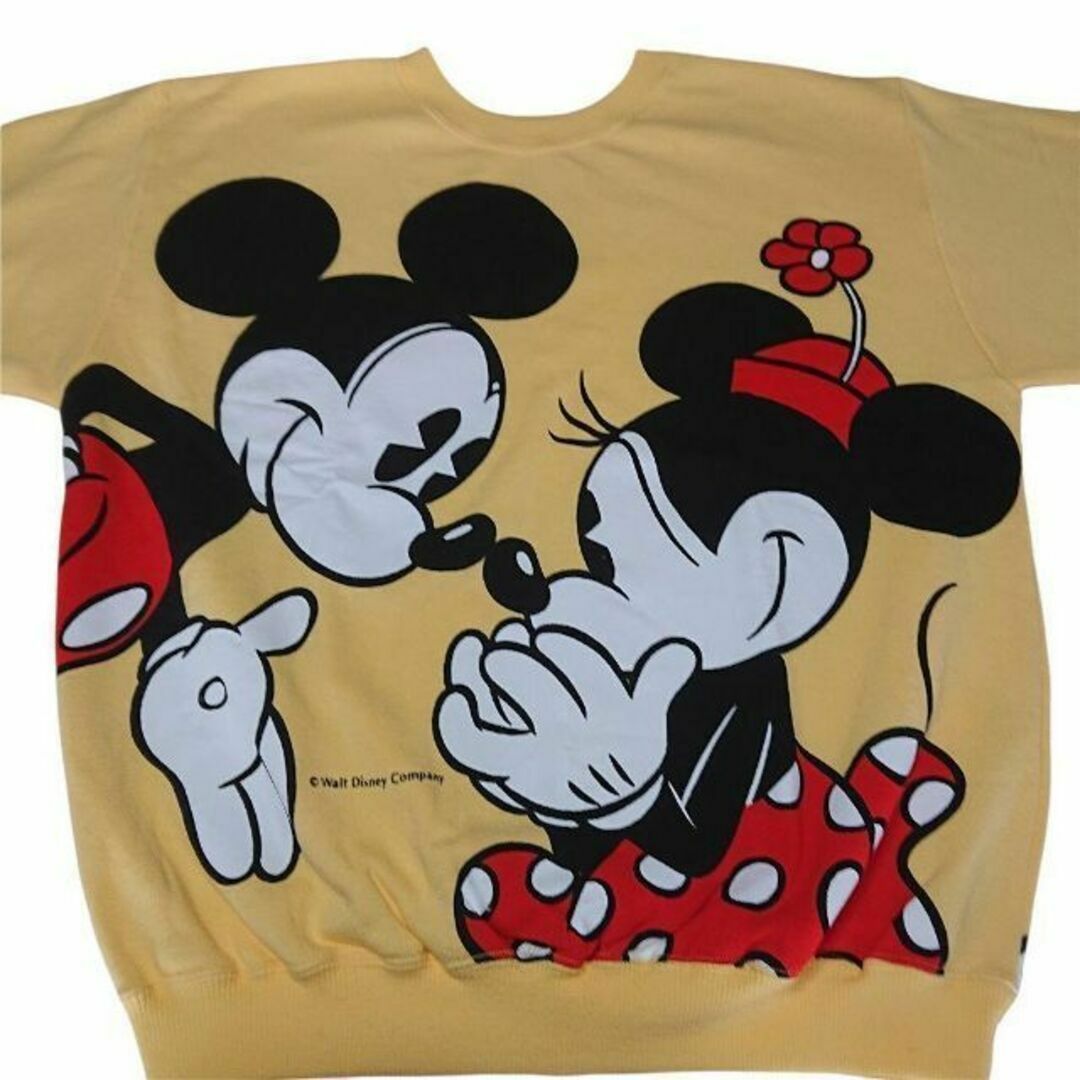 ミッキーマウス(ミッキーマウス)のMickey family 両面ビッグプリント スウェットトレーナー 古着 メンズのトップス(スウェット)の商品写真