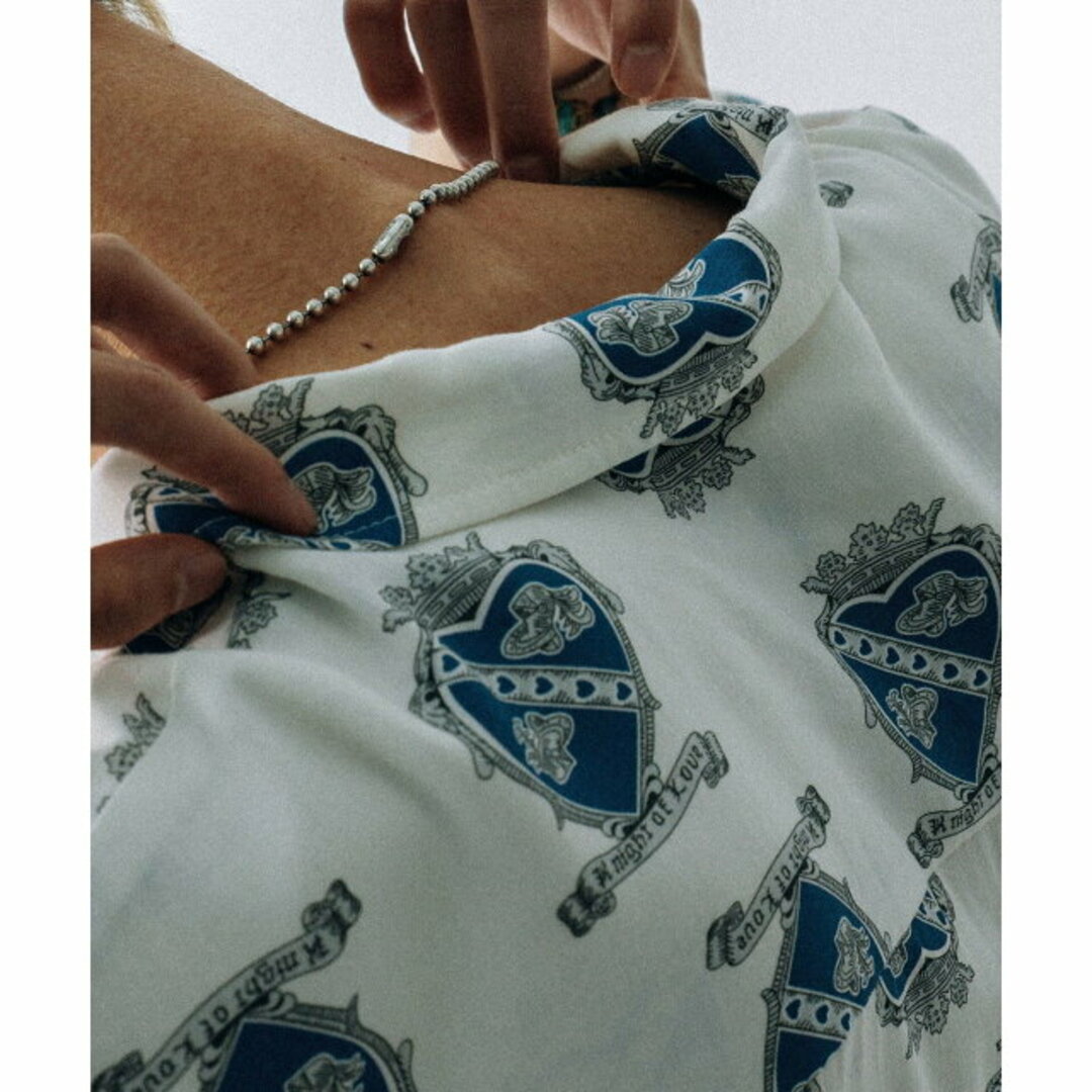 BEAMS(ビームス)の【WHITE_/_BLUE】【XL】VAPORIZE / Short Sleeve Shirt その他のその他(その他)の商品写真