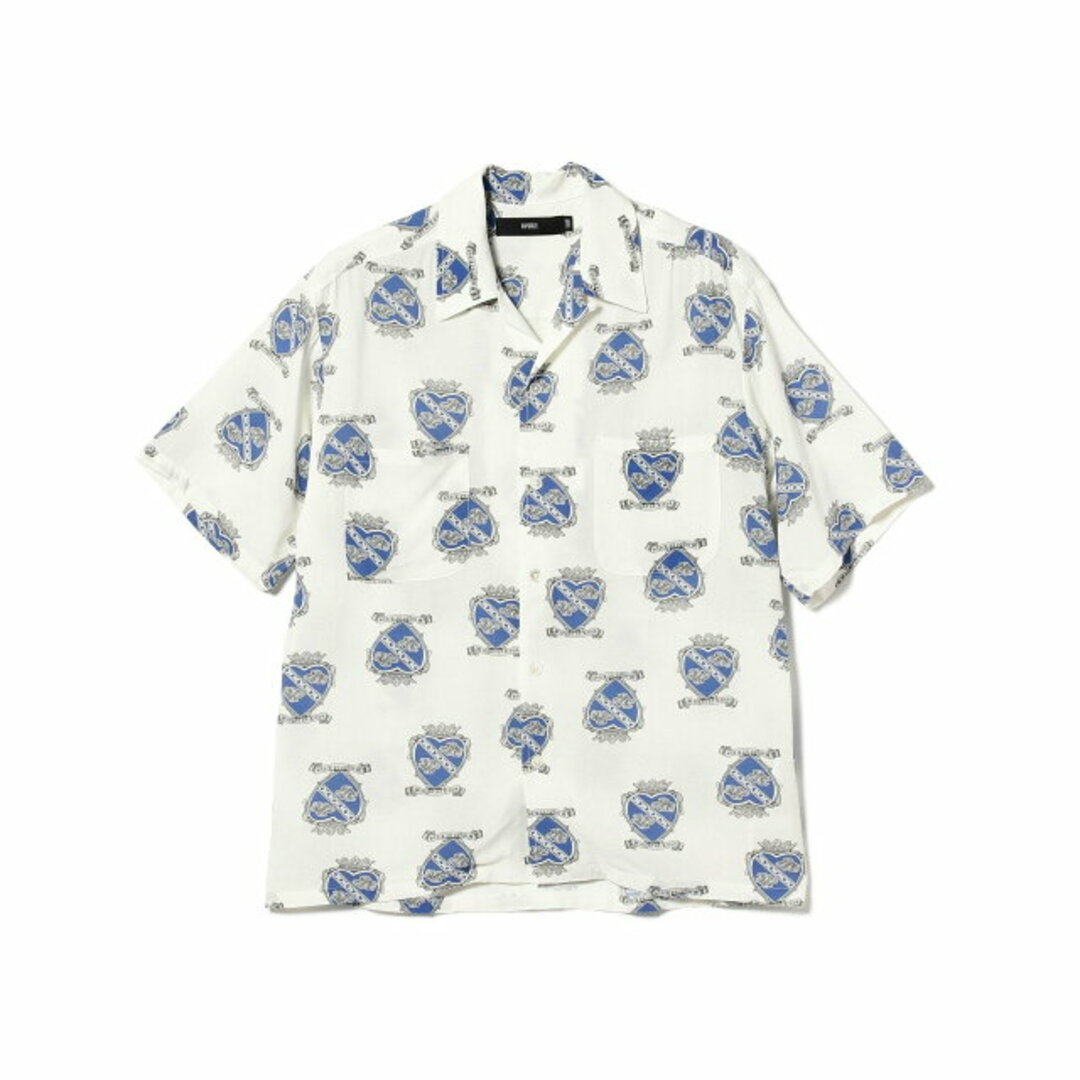 BEAMS(ビームス)の【WHITE_/_BLUE】【XL】VAPORIZE / Short Sleeve Shirt その他のその他(その他)の商品写真