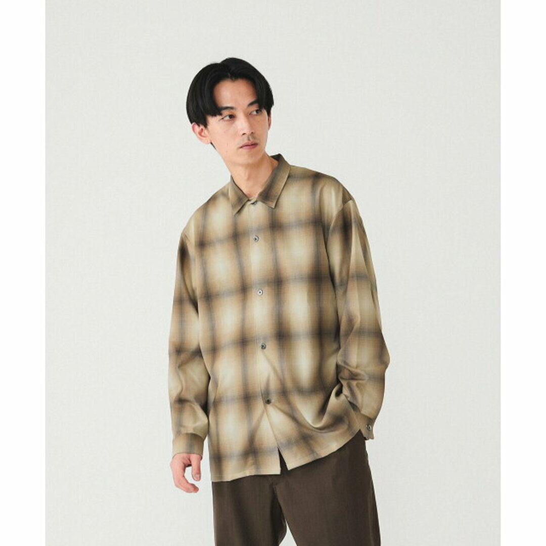 BEAMS(ビームス)の【BROWN】BEAMS / ウール オープンカラーシャツ その他のその他(その他)の商品写真