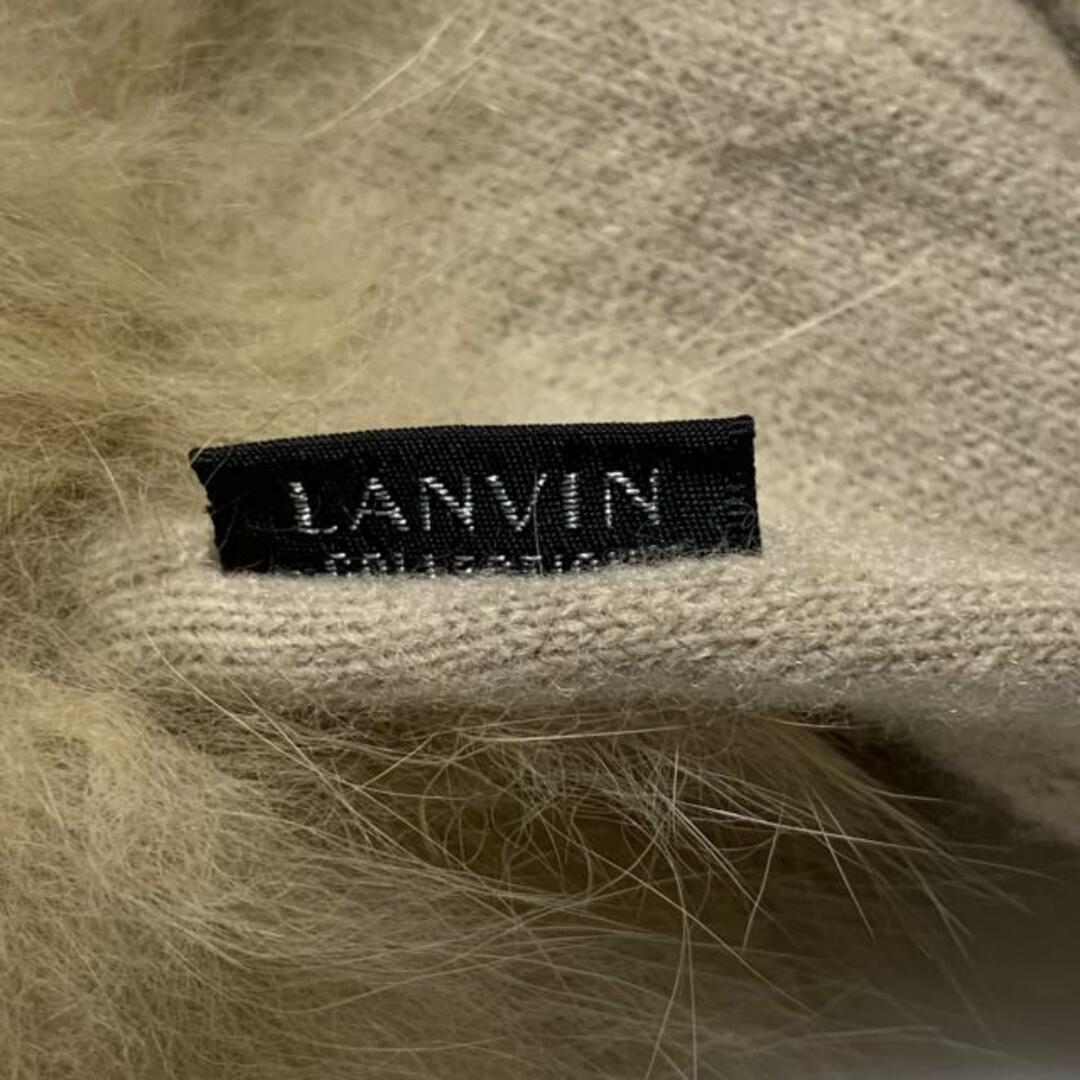 LANVIN COLLECTION(ランバンコレクション)のLANVIN COLLECTION(ランバンコレクション) 手袋 レディース - ベージュ ウール×ナイロン×カシミヤ レディースのファッション小物(手袋)の商品写真