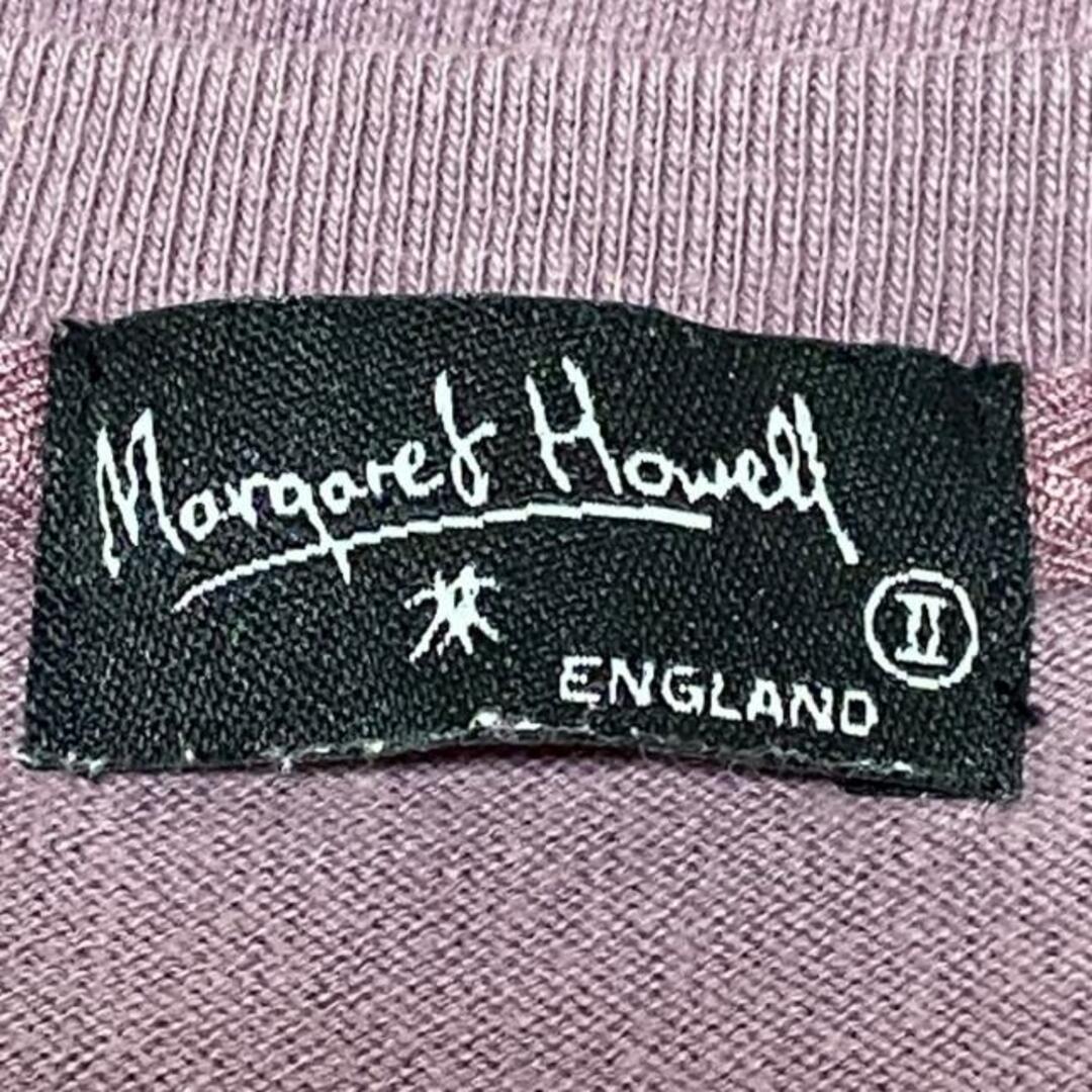 MARGARET HOWELL(マーガレットハウエル)のMargaretHowell(マーガレットハウエル) 半袖Tシャツ サイズ2 M レディース - パープル レディースのトップス(Tシャツ(半袖/袖なし))の商品写真