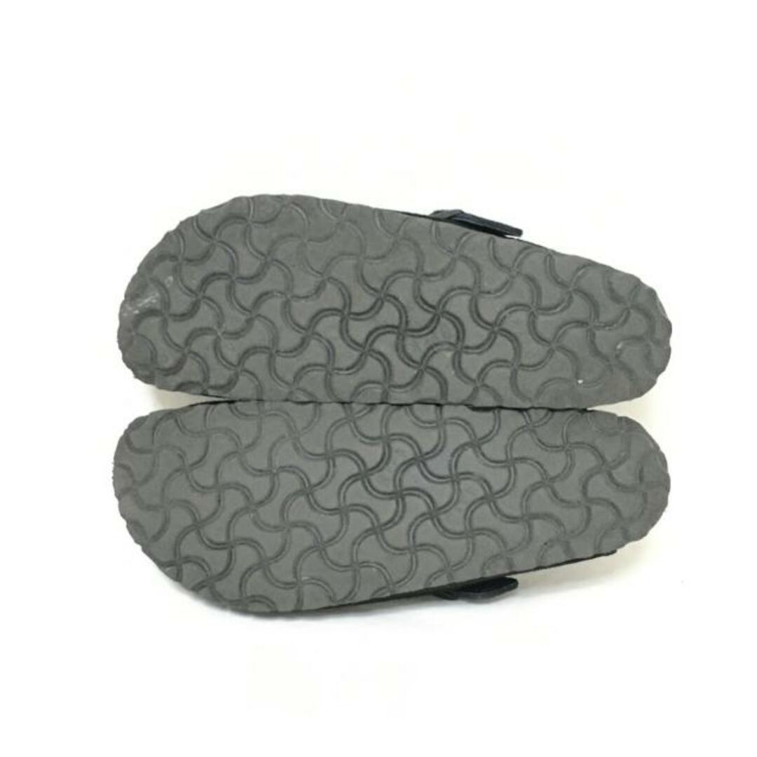 BIRKENSTOCK(ビルケンシュトック)のBIRKEN STOCK(ビルケンシュトック) サンダル 37 レディース - 黒 スエード レディースの靴/シューズ(サンダル)の商品写真