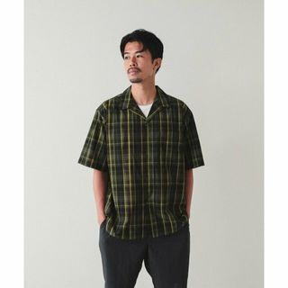 ビームス(BEAMS)の【BROWN】BEAMS / ルーズフィット チェック オープンカラーシャツ(その他)