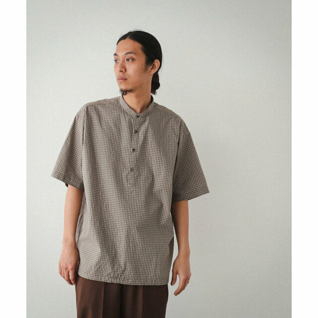 BEAMS(ビームス)の【BEIGE】BEAMS / チェック プルオーバー イージー シャツ メンズのトップス(シャツ)の商品写真