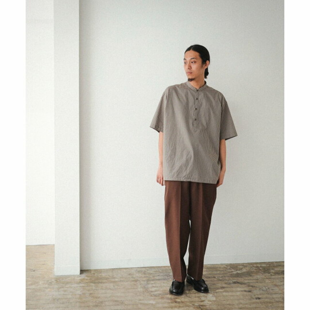 BEAMS(ビームス)の【BEIGE】BEAMS / チェック プルオーバー イージー シャツ メンズのトップス(シャツ)の商品写真