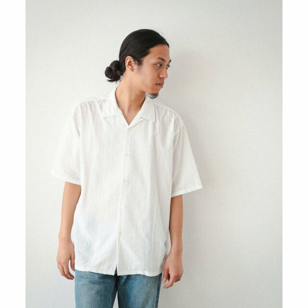 BEAMS(ビームス)の【WHITE】BEAMS / ルーズフィット ストライプ オープンカラーシャツ その他のその他(その他)の商品写真