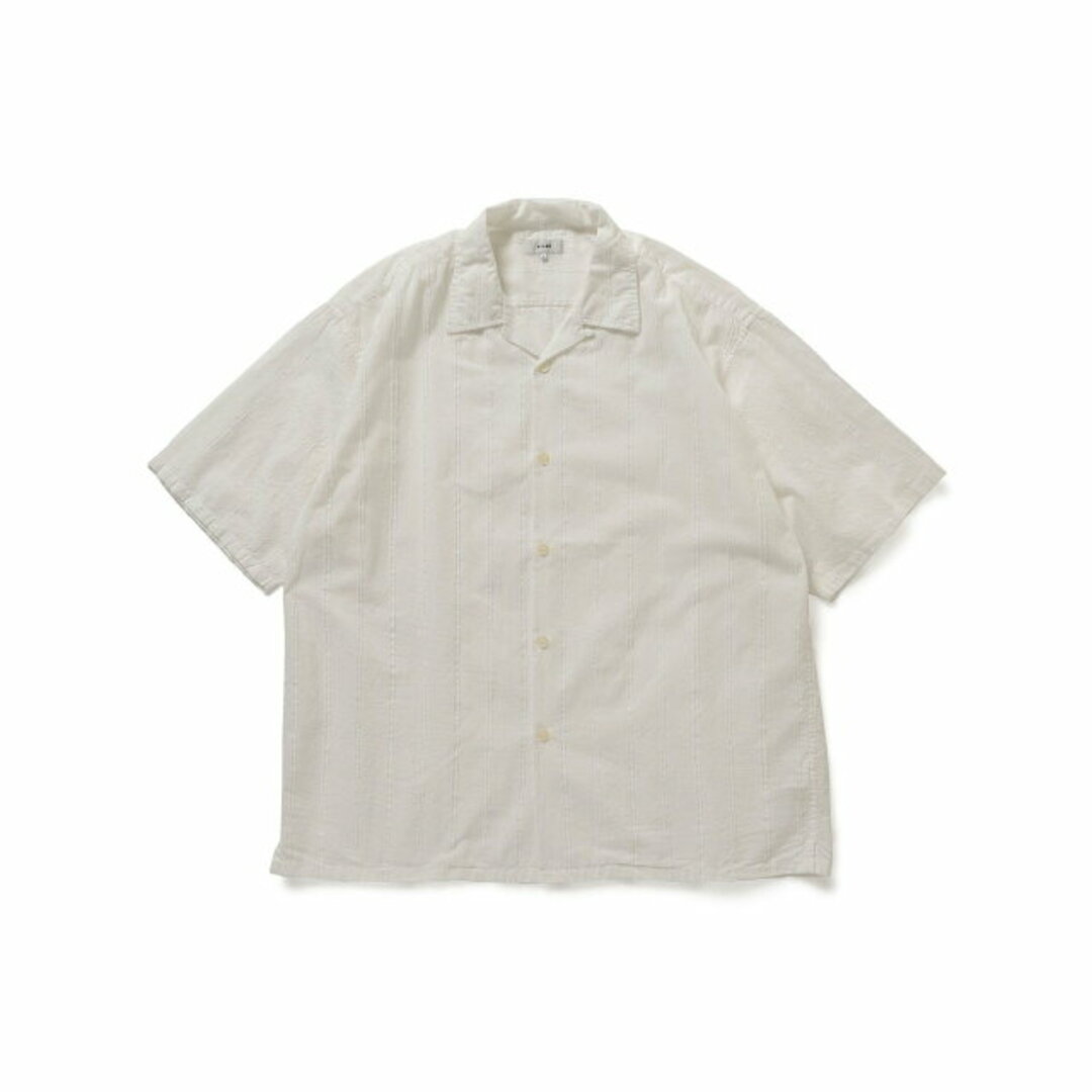 BEAMS(ビームス)の【WHITE】BEAMS / ルーズフィット ストライプ オープンカラーシャツ その他のその他(その他)の商品写真