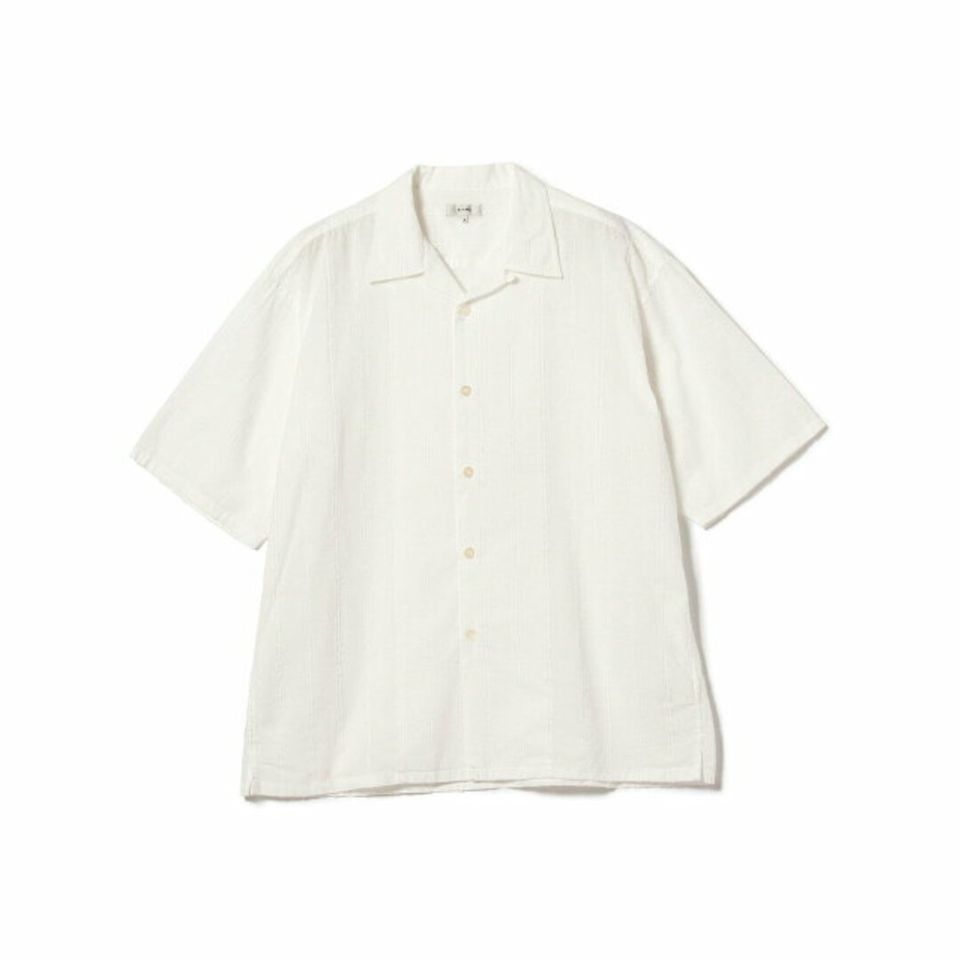 BEAMS(ビームス)の【WHITE】BEAMS / ルーズフィット ストライプ オープンカラーシャツ その他のその他(その他)の商品写真