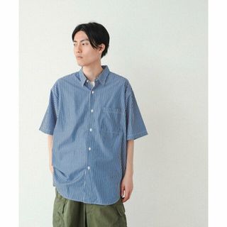 ビームス(BEAMS)の【BLUE】BEAMS / イージーフィット ストライプ レギュラーカラー シャツ(その他)