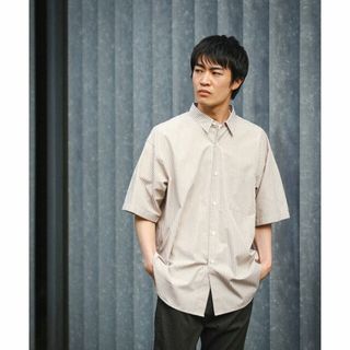 ビームス(BEAMS)の【BEIGE】BEAMS / イージーフィット ストライプ レギュラーカラー シャツ(その他)