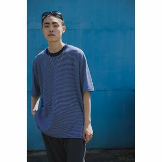 ビームス(BEAMS)の【BLUE】BEAMS / マイクロ ボーダー Tシャツ(その他)