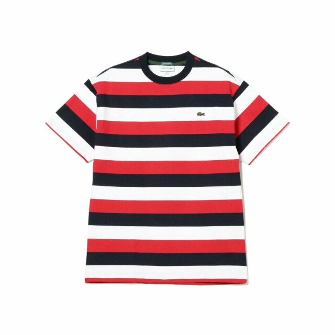 BEAMS(ビームス)の【NAVYxWHTxRED】【4】LACOSTE for BEAMS / 別注 ボーダー Tシャツ その他のその他(その他)の商品写真