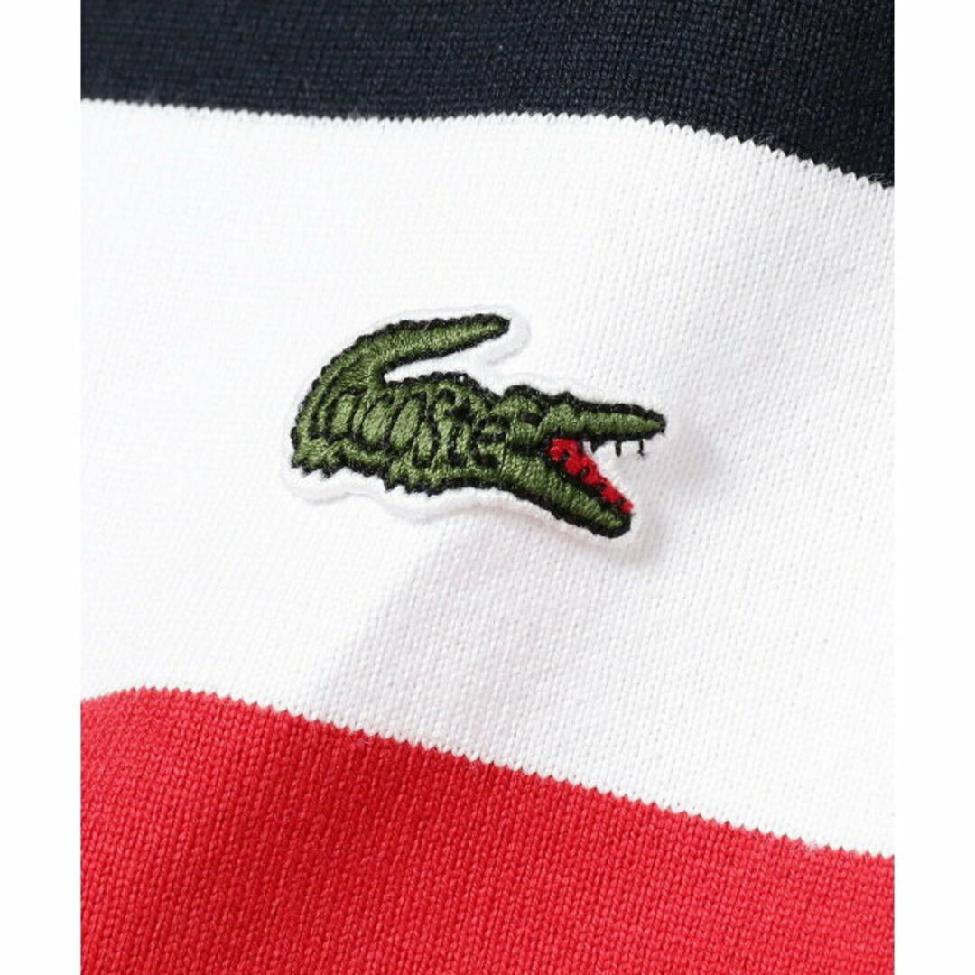 BEAMS(ビームス)の【NAVYxWHTxRED】LACOSTE for BEAMS / 別注 ボーダー Tシャツ その他のその他(その他)の商品写真