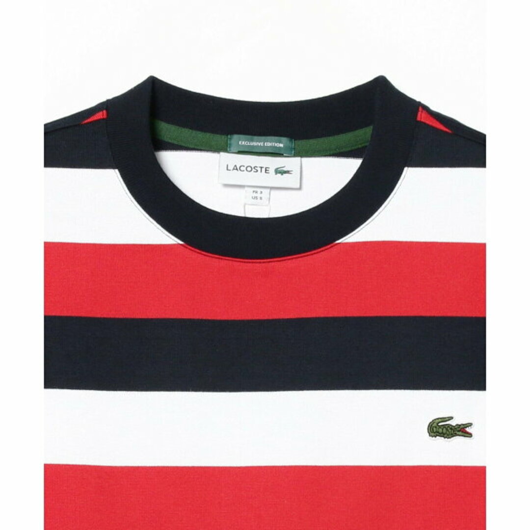 BEAMS(ビームス)の【NAVYxWHTxRED】【4】LACOSTE for BEAMS / 別注 ボーダー Tシャツ その他のその他(その他)の商品写真