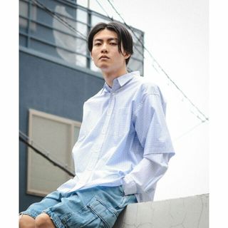 ビームス(BEAMS)の【WHITE】BEAMS / フェイク レイヤード シャツ(シャツ)