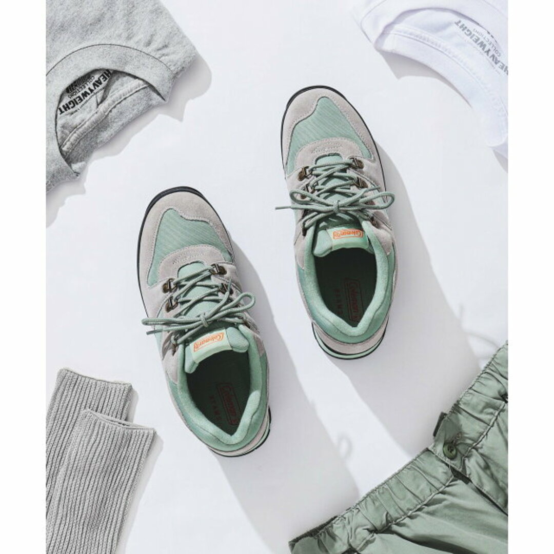 BEAMS(ビームス)の【MINT/GRAY】Coleman * BEAMS / 別注 ハイキング シューズ メンズの靴/シューズ(スニーカー)の商品写真