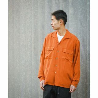 ビームス(BEAMS)の【ORANGE】BEAMS / ルーズ オープンカラーシャツ(その他)