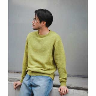 ビームス(BEAMS)の【LIME】BEAMS / 9G カラースラブ クルーネックニット(その他)