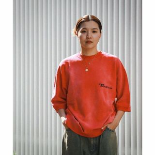 ビームス(BEAMS)の【FADE/RED】BEAMS / フェード プリント ルーズ ショートスリーブ スウェット(その他)