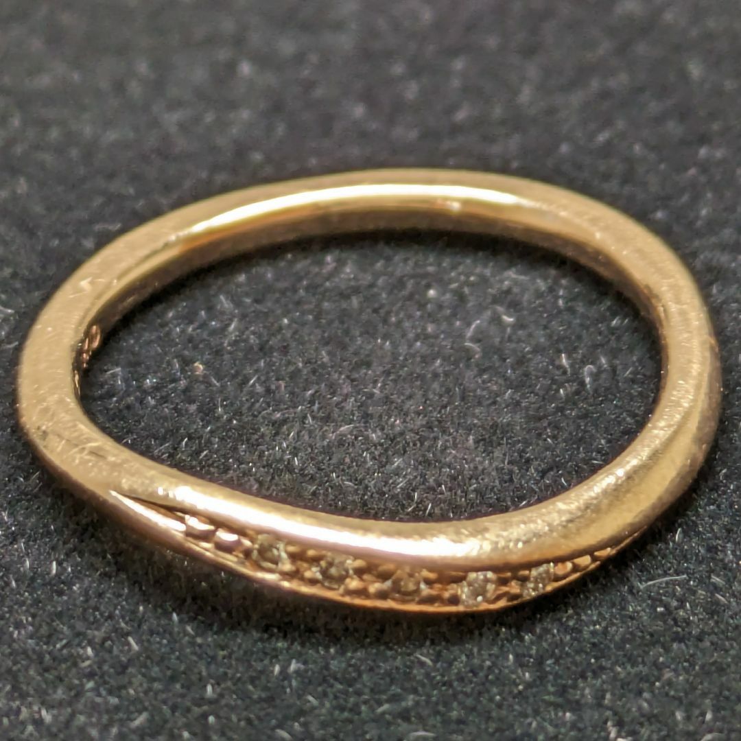 4℃(ヨンドシー)の692 4℃ダイヤリングK10PGピンクゴールド6号 レディースのアクセサリー(リング(指輪))の商品写真