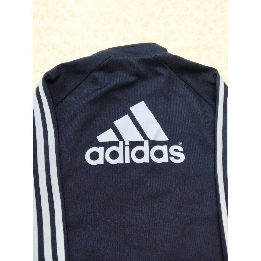 adidas(アディダス)の美品 adida アディダス ジャージ ネイビー 140 キッズ/ベビー/マタニティのキッズ服男の子用(90cm~)(その他)の商品写真