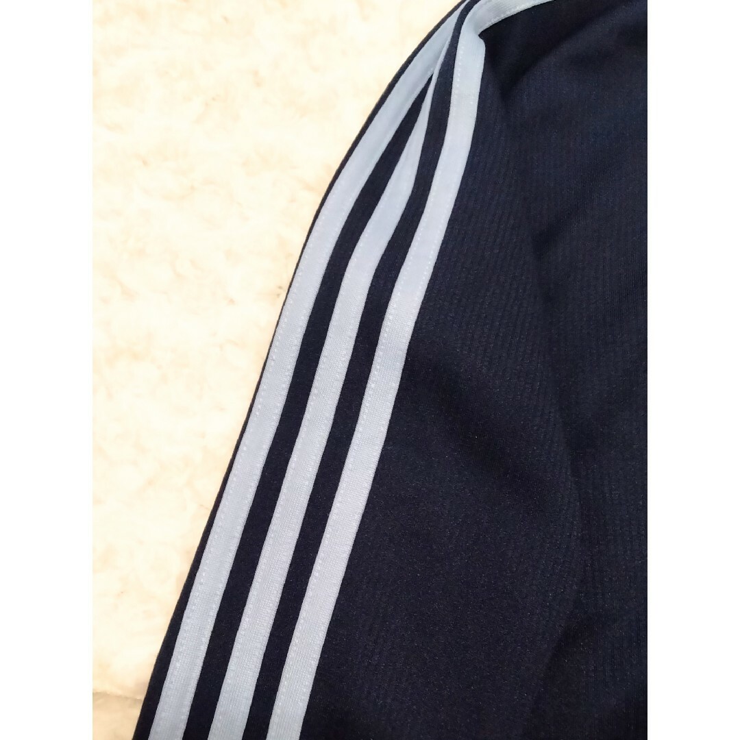 adidas(アディダス)の美品 adida アディダス ジャージ ネイビー 140 キッズ/ベビー/マタニティのキッズ服男の子用(90cm~)(その他)の商品写真