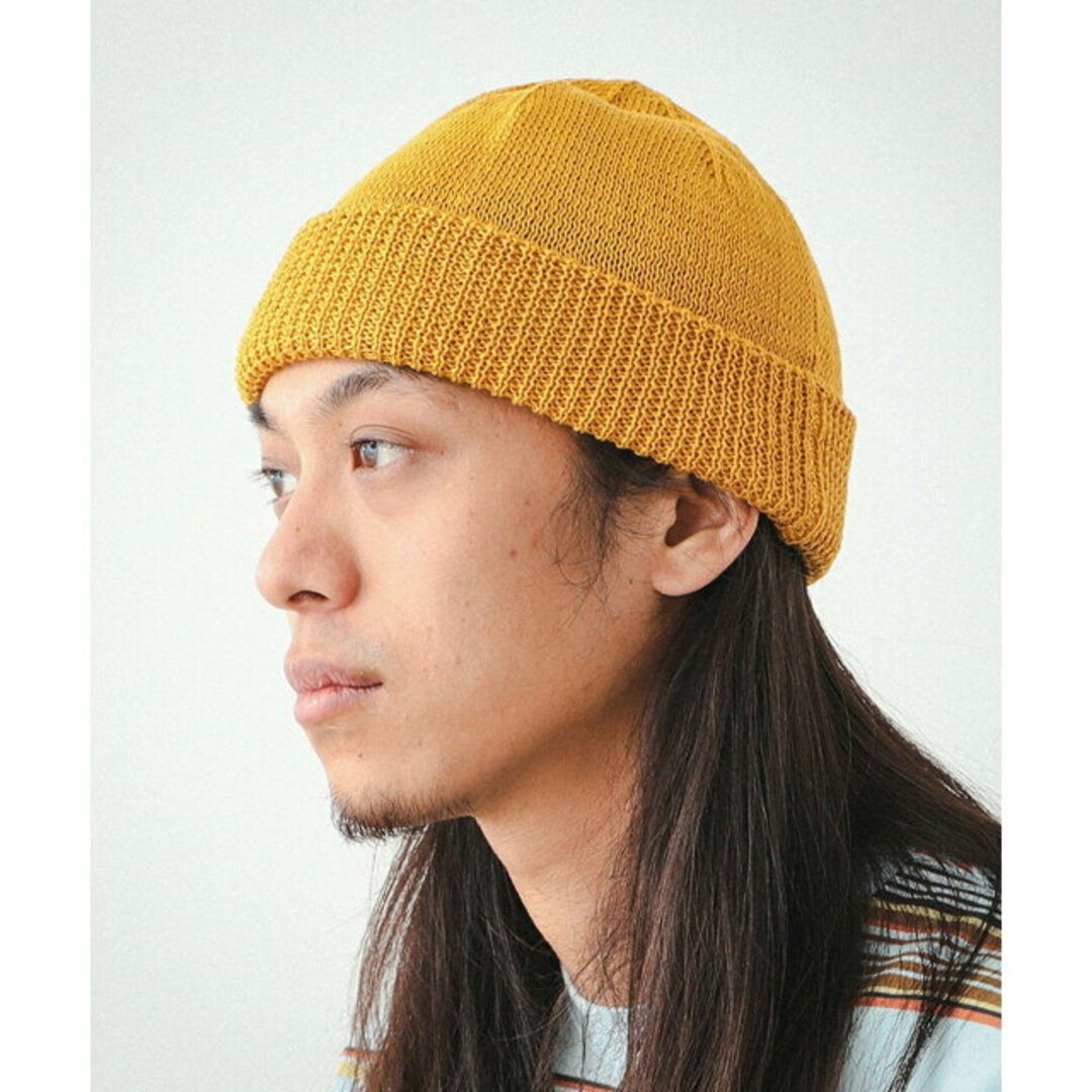 BEAMS(ビームス)の【MUSTARD】【FREE】BEAMS / リネン ワッチキャップ メンズの帽子(キャップ)の商品写真