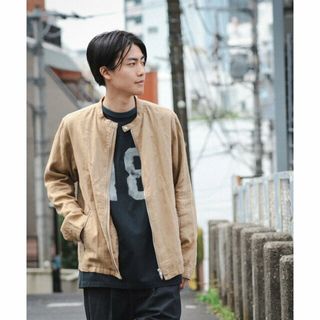 ビームス(BEAMS)の【BEIGE】BEAMS / リネン ライダース ジャケット(その他)