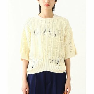 ビームスボーイ(BEAMS BOY)の【WHITE】maturely / Upside down Knit(ベスト/ジレ)